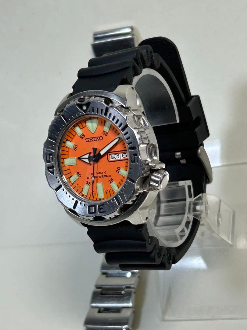 完動 SEIKO ダイバー オレンジモンスター 7S26-0350 SKX779