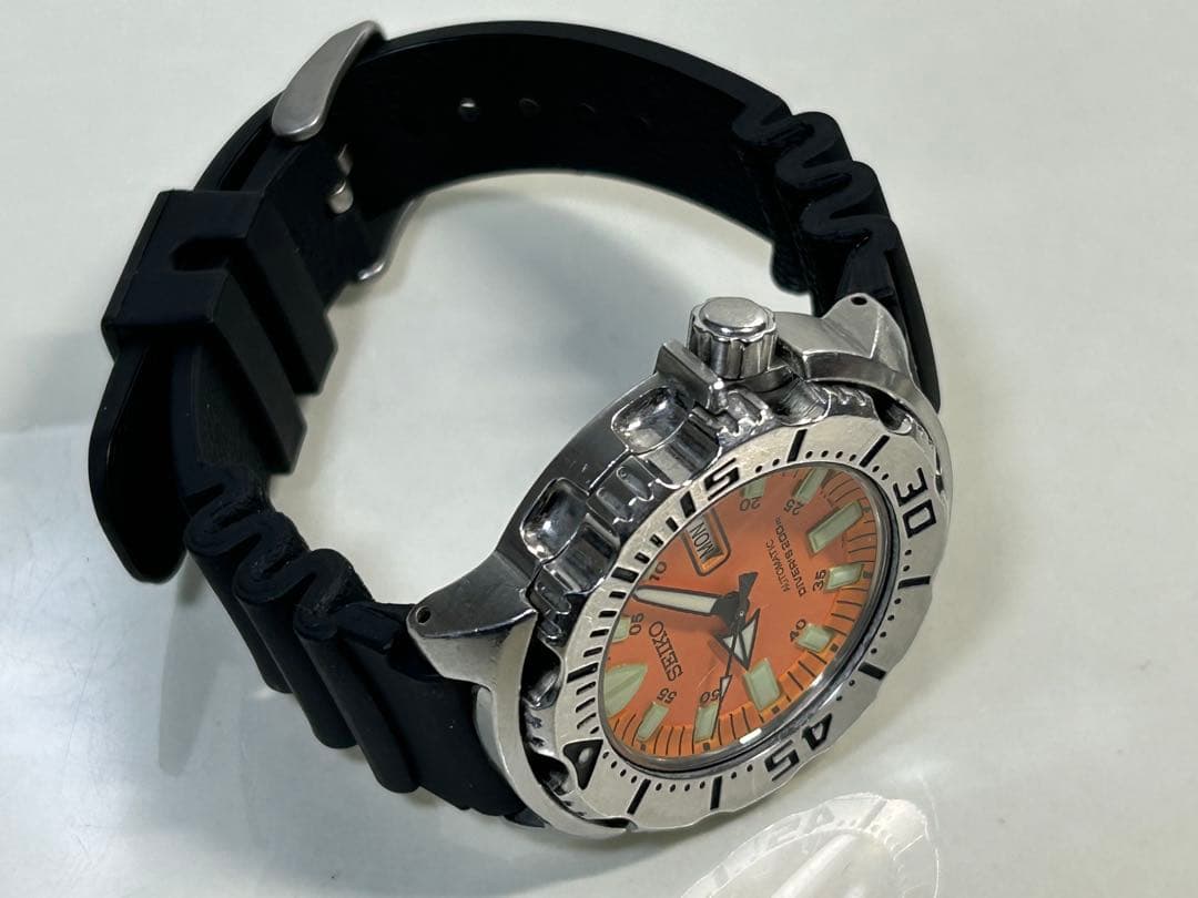 完動 SEIKO ダイバー オレンジモンスター 7S26-0350 SKX779
