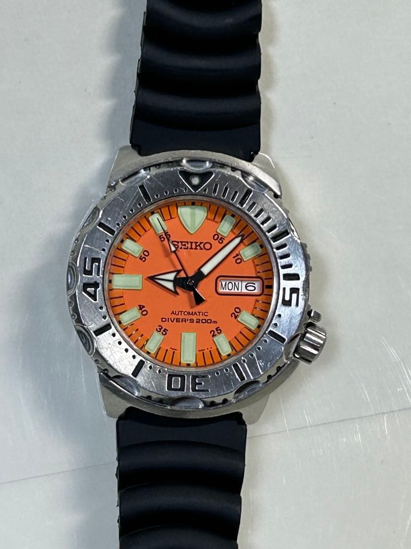 完動 SEIKO ダイバー オレンジモンスター 7S26-0350 SKX779