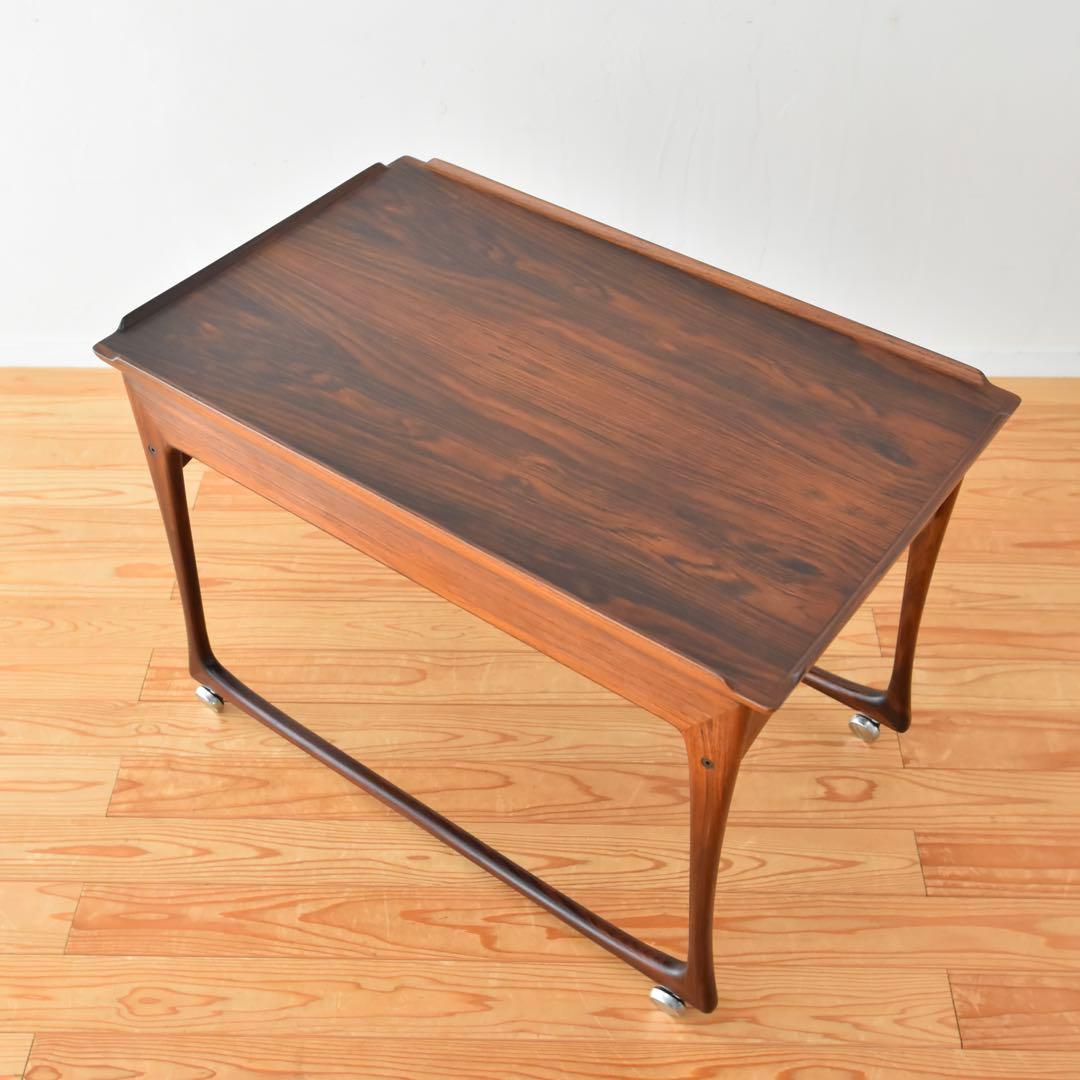 デンマーク Jens.Ingvard  ティーカート　ローズウッド