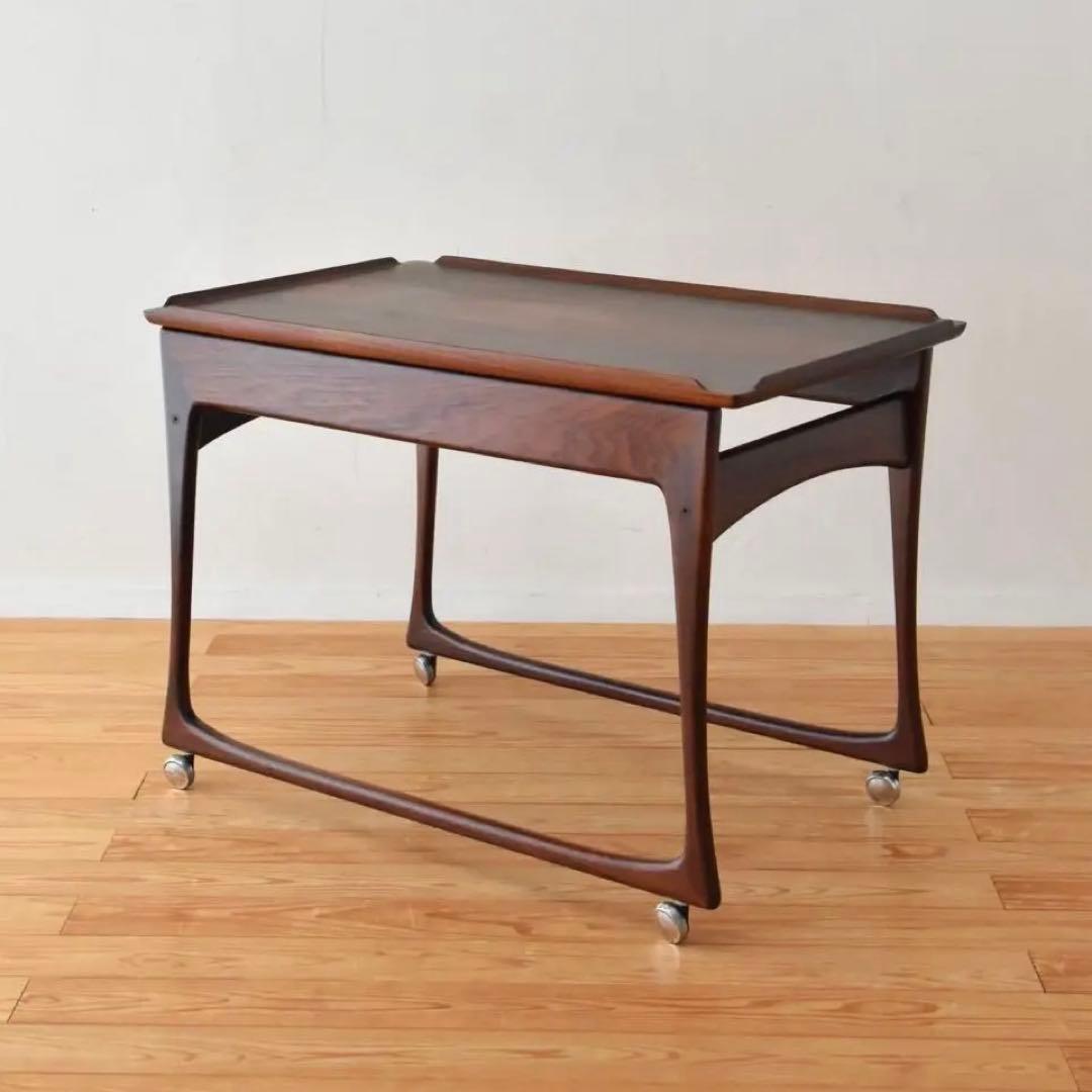 デンマーク Jens.Ingvard  ティーカート　ローズウッド