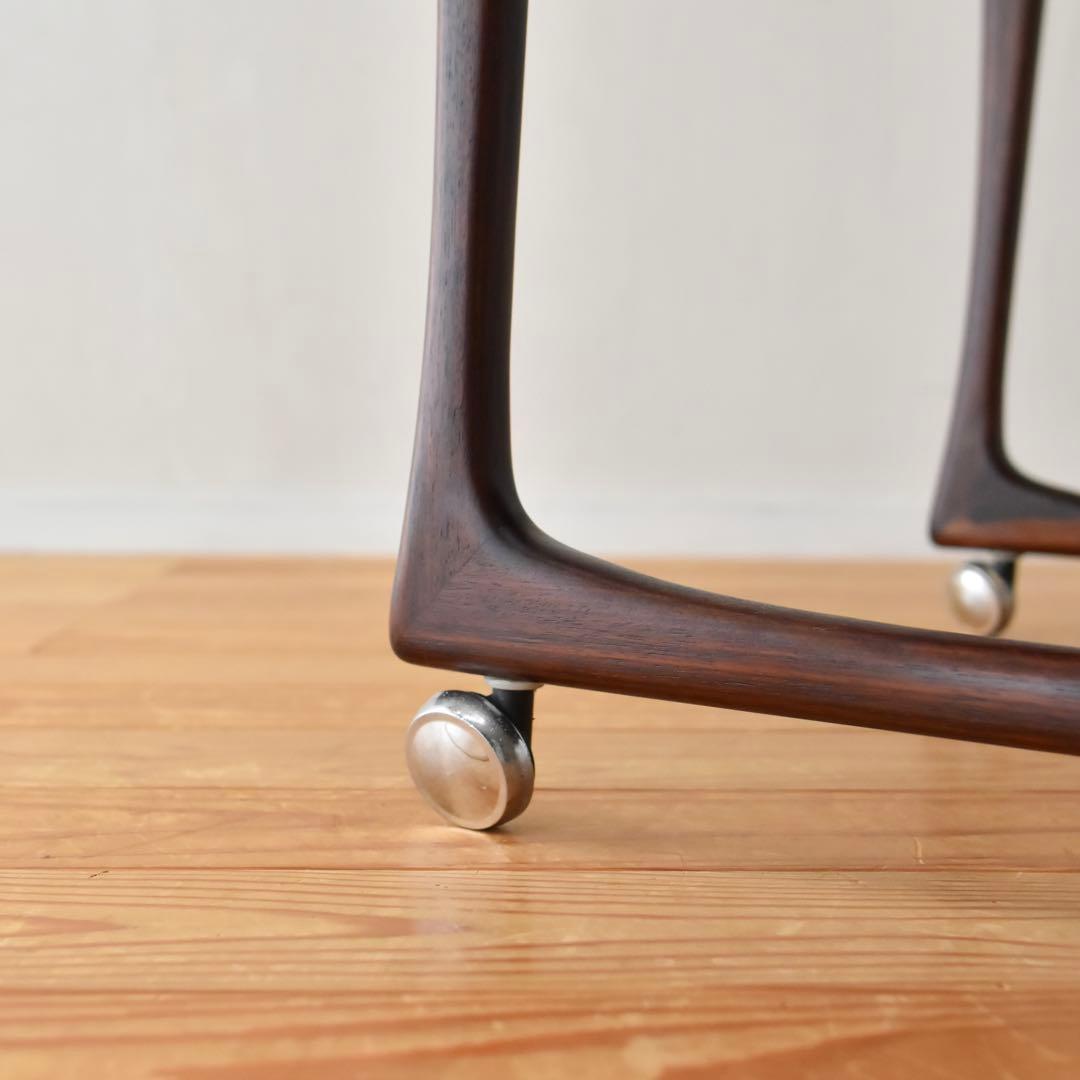 デンマーク Jens.Ingvard  ティーカート　ローズウッド