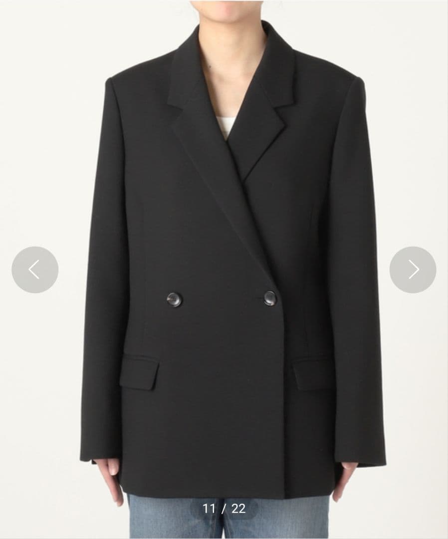 【新品未使用】Deuxieme Class ウール ダブルクロスジャケット