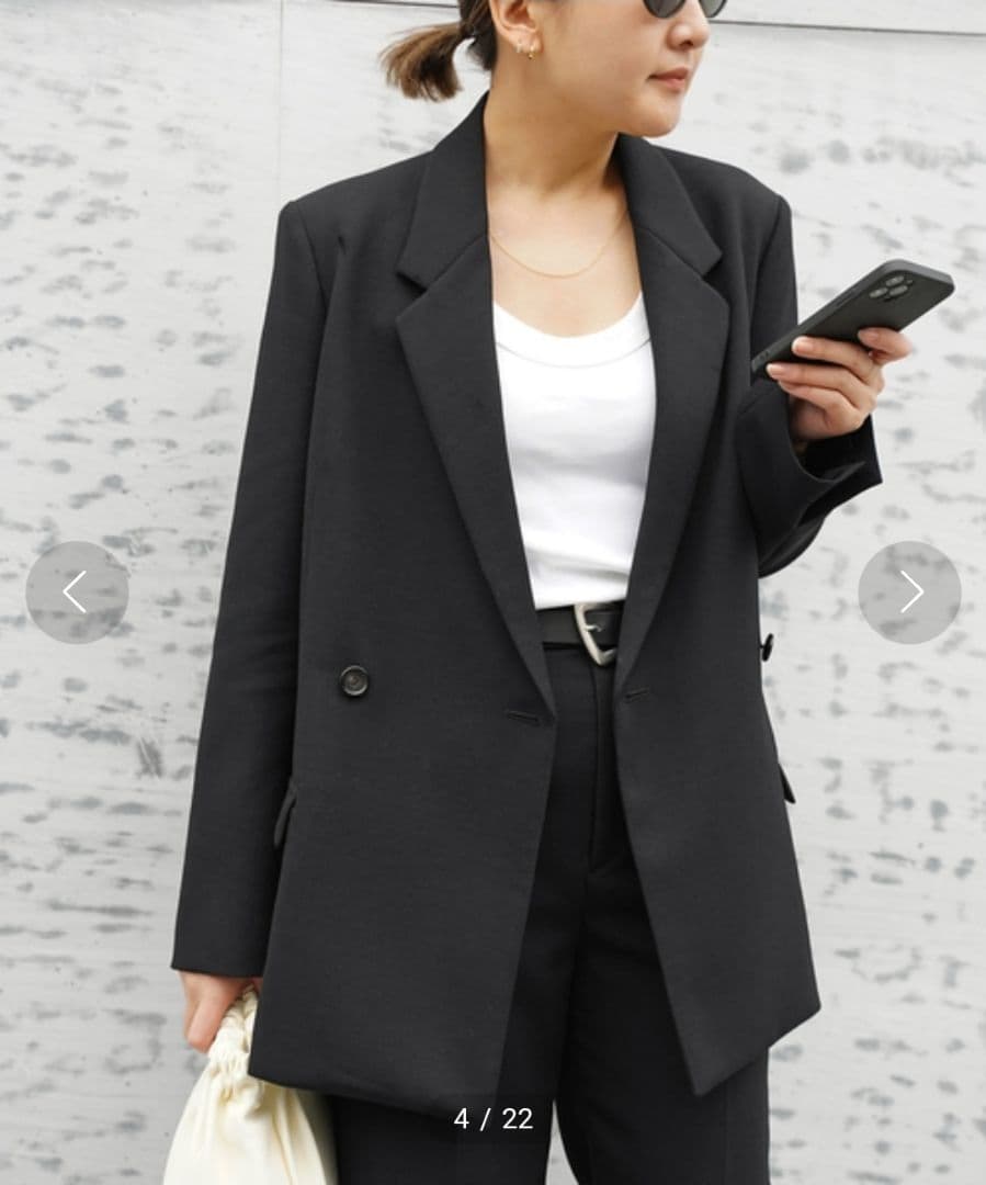 【新品未使用】Deuxieme Class ウール ダブルクロスジャケット