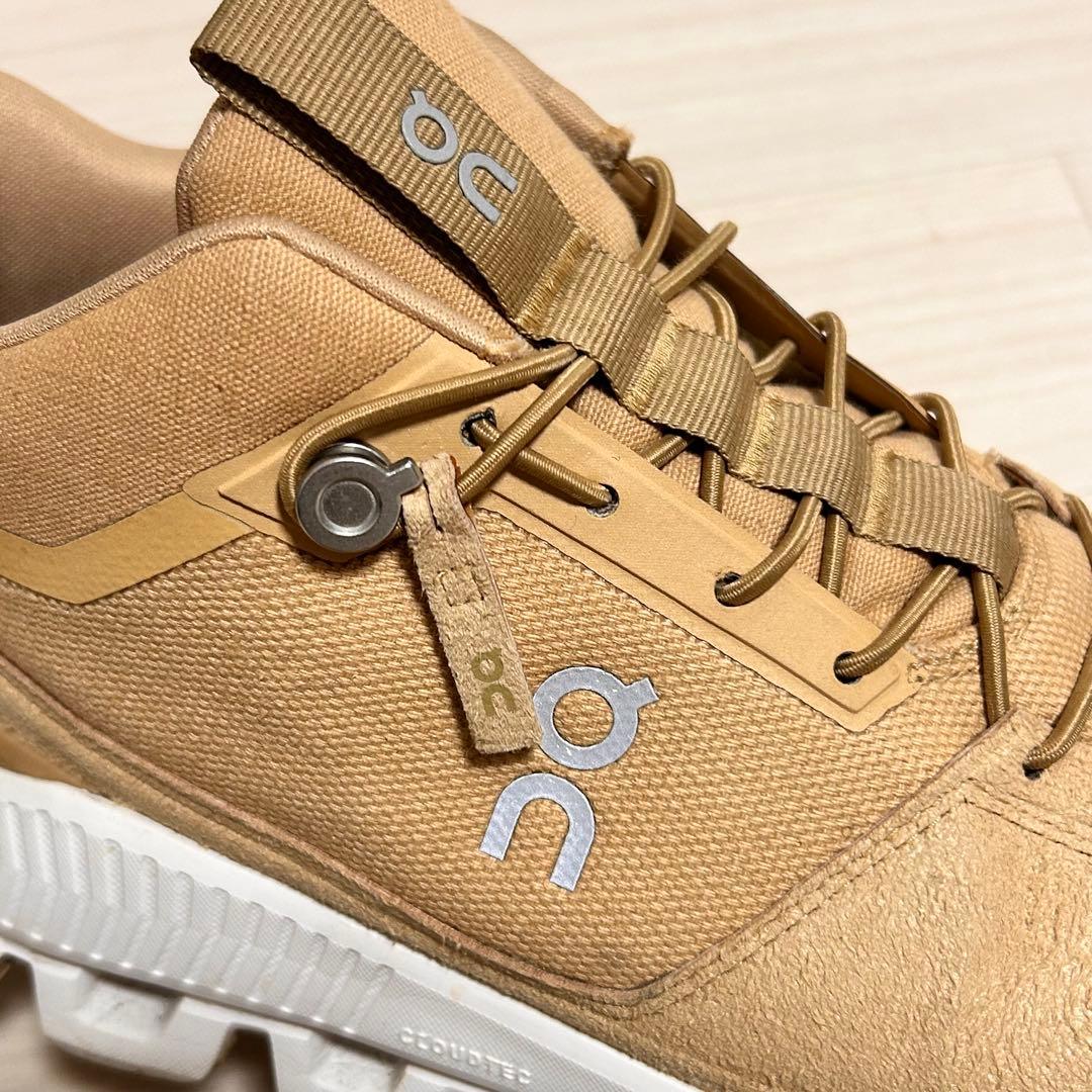 On Cloud Hi Textile レディース 25cm デューン