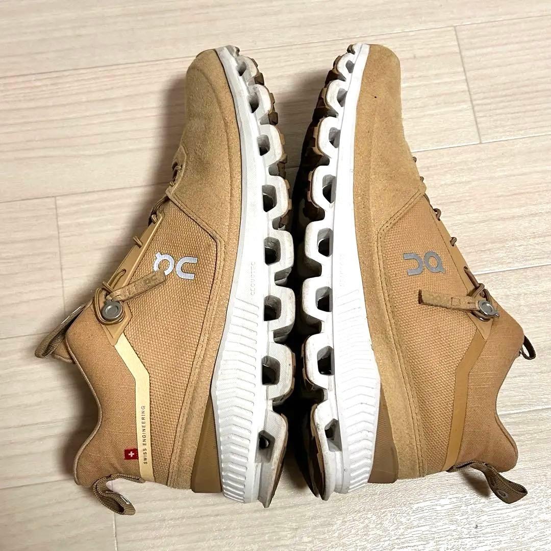 On Cloud Hi Textile レディース 25cm デューン