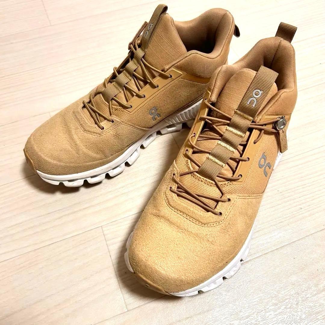 On Cloud Hi Textile レディース 25cm デューン