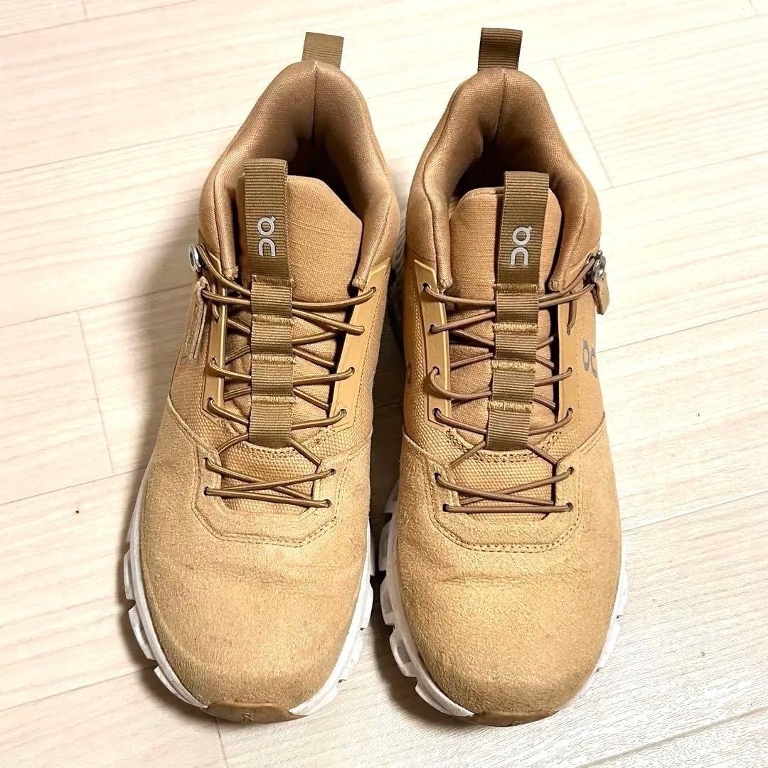 On Cloud Hi Textile レディース 25cm デューン