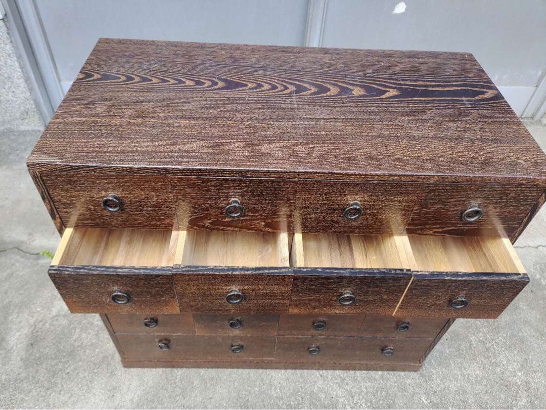 時代箪笥 和箪笥 欅 民芸家具 収納 整理箪笥 引き出し 古家具 小物入 薬箪笥