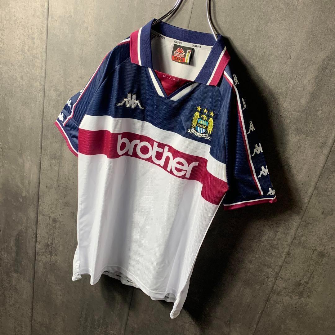 【★マンチェスターシティ】 カッパ サッカー レトロ ユニフォーム 97年 半袖