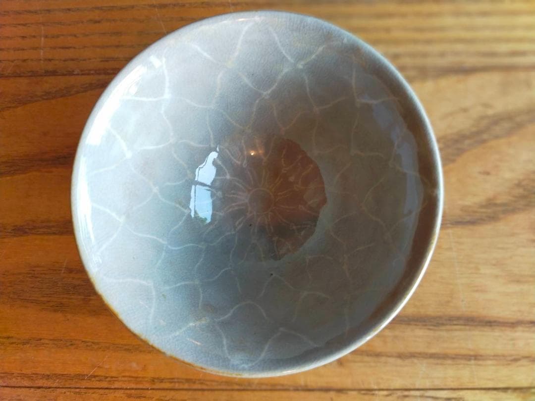 十二代坂倉新兵衛　萩 網紋飯碗　六客　共箱