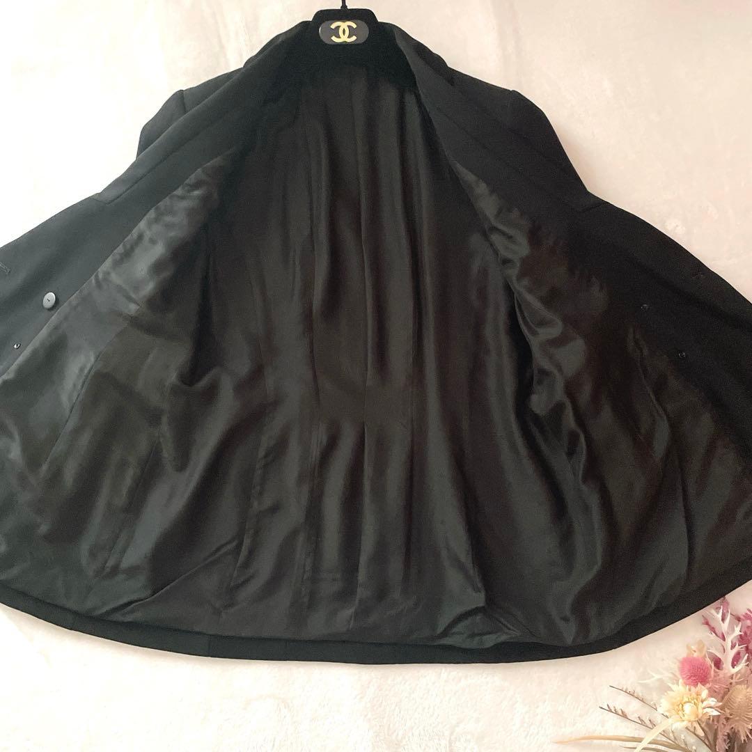 極美品⭐︎CHANEL ブラック ダブル ロゴボタン スカート スーツ ハンガー付