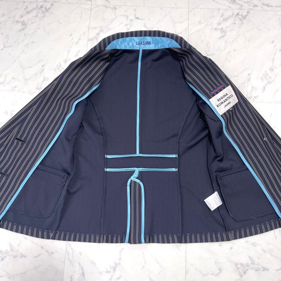 希少✨レジィーナロマンティコ 限定品 スカートスーツ セットアップ レース 濃紺