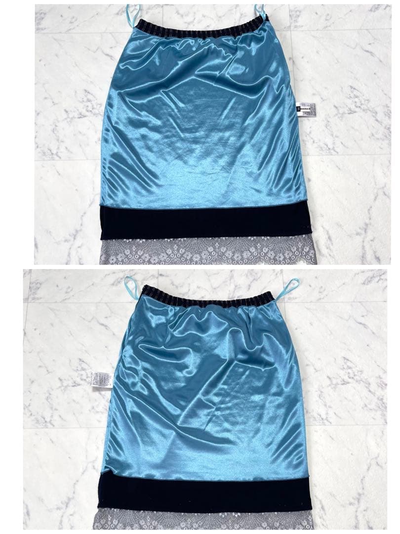 希少✨レジィーナロマンティコ 限定品 スカートスーツ セットアップ レース 濃紺