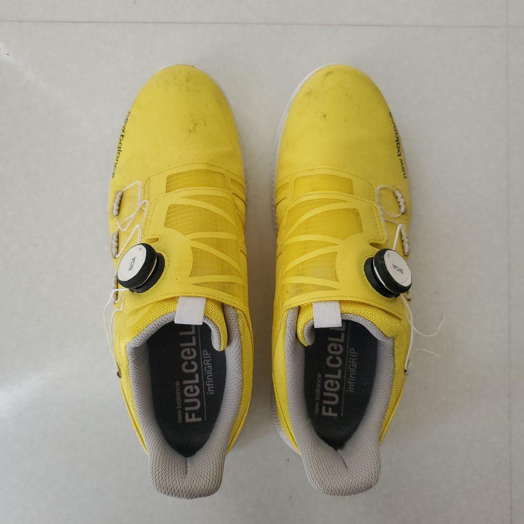 New Balance FuelCell ゴルフシューズ イエロー