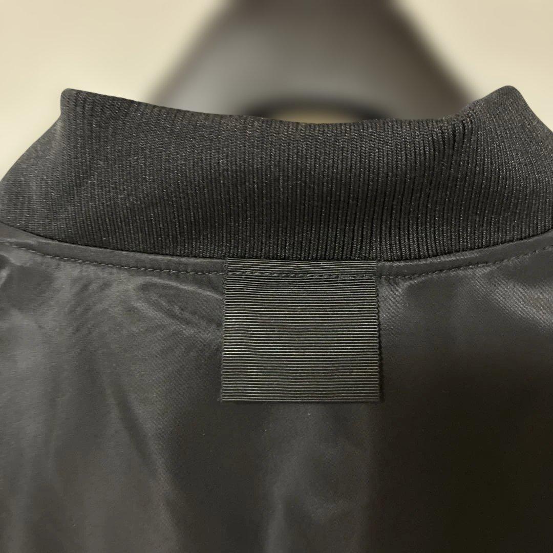 +J ユニクロ　MA-1 フライトジャケット ブラック 4XL