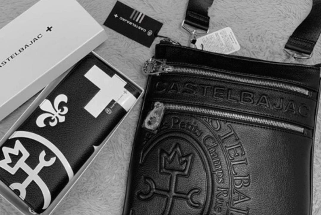CASTELBAJAC 財布 ブラック/ホワイト