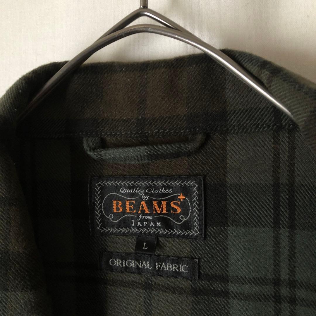 未使用【春物】BEAMS+ ビームスプラス チェック カバーオール ジャケット
