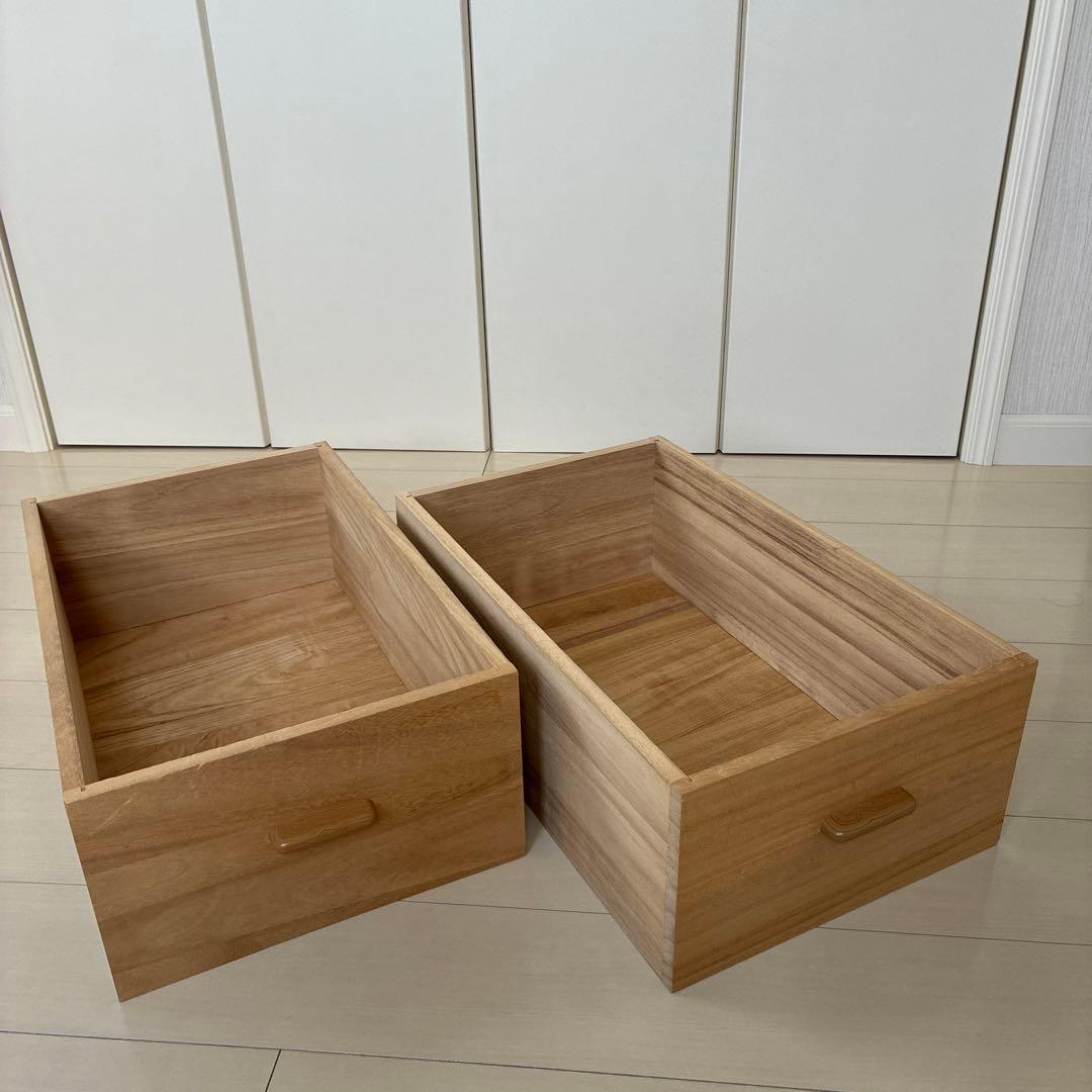 tameda　押入用桐タンス　2引き出し