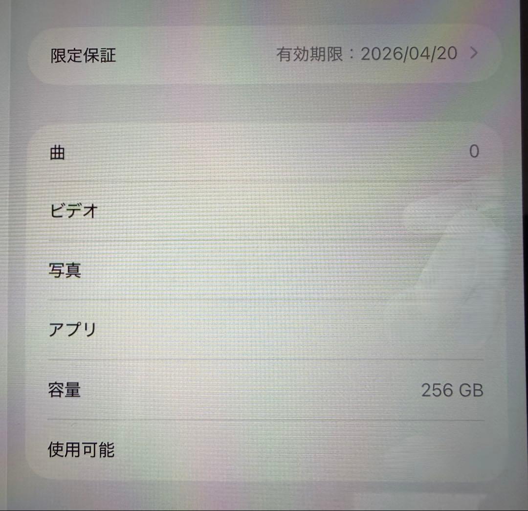 ほぼ未使用 iPad mini第７世代 256GB バッテリー100% おまけ付