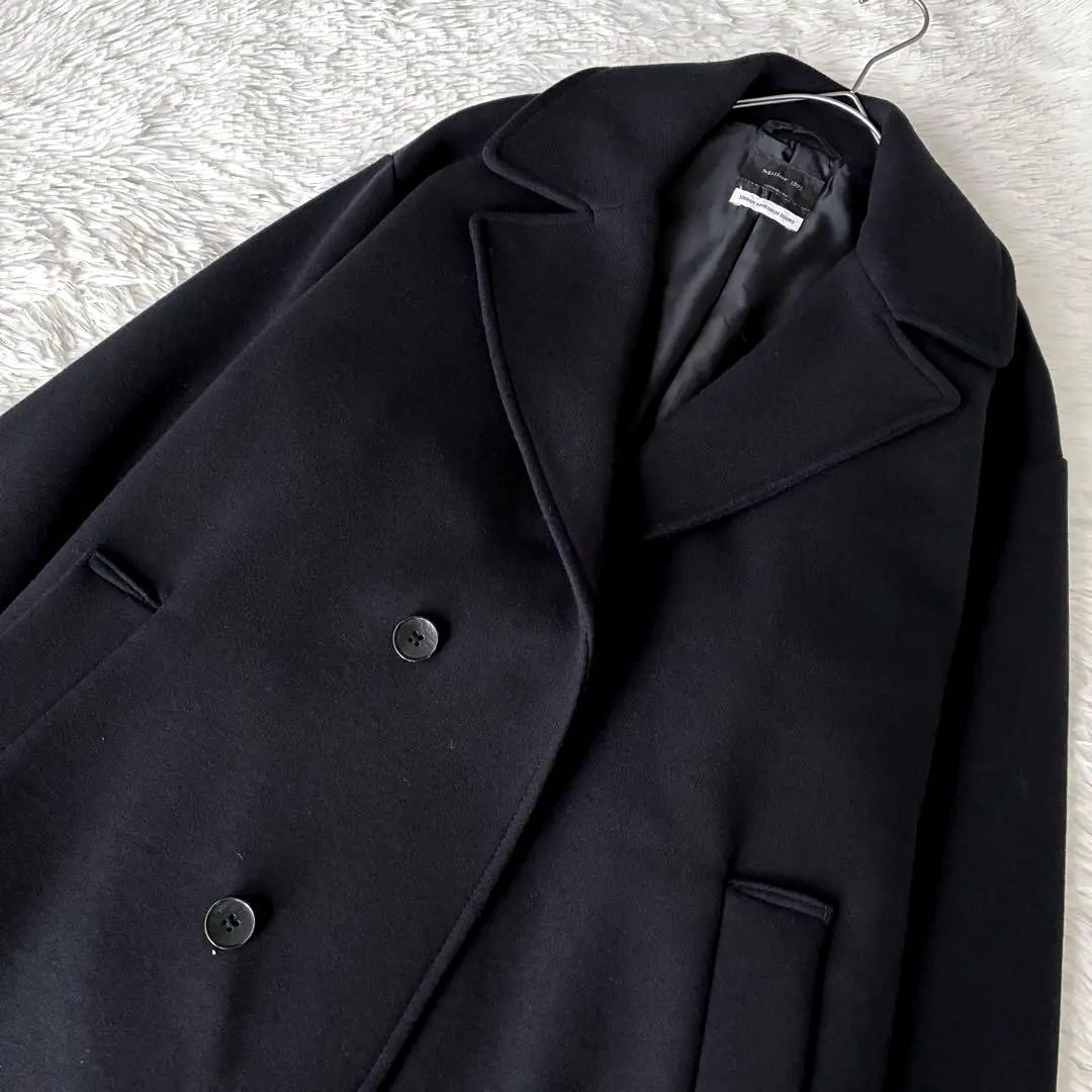 URBAN RESEARCH DOORS オーバーバルマカンコート　ネイビー