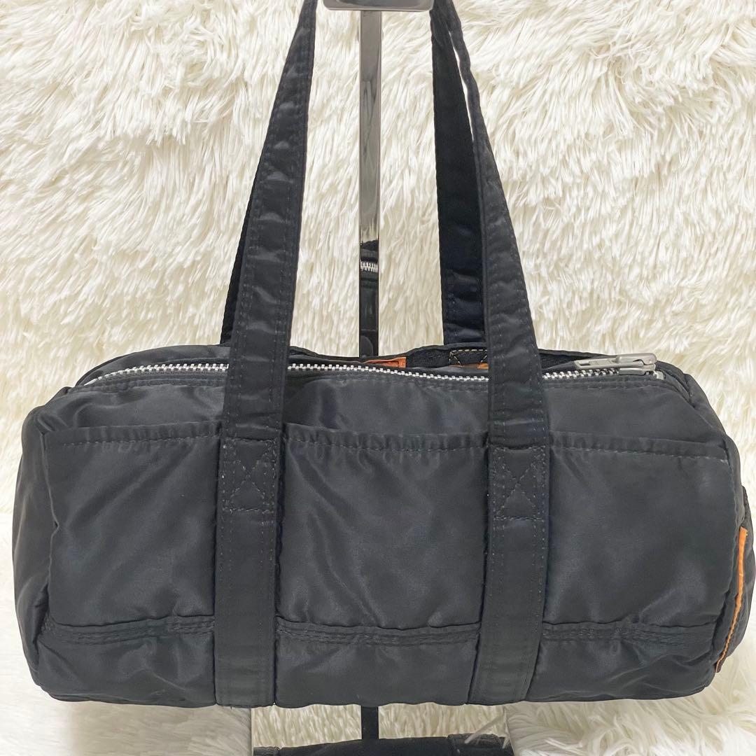 【美品】PORTER ポーター タンカー ミニボストンバッグ ドラムバッグ