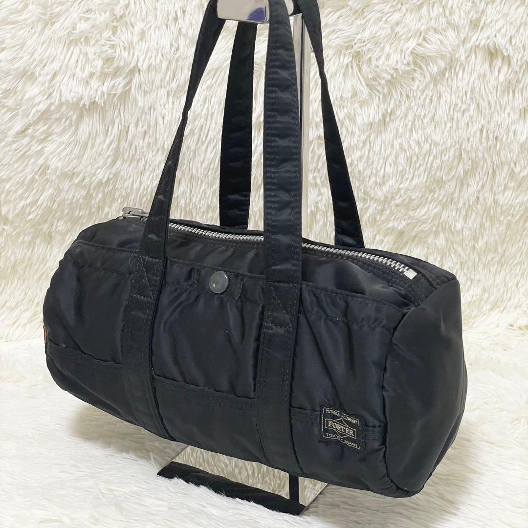 【美品】PORTER ポーター タンカー ミニボストンバッグ ドラムバッグ
