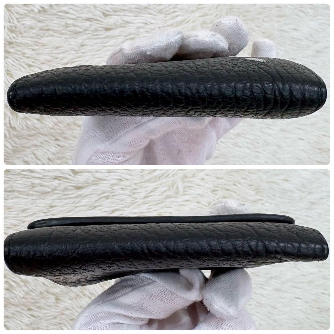 メゾンマルジェラ レザー 4ステッチ コンパクトウォレット 三つ折り財布