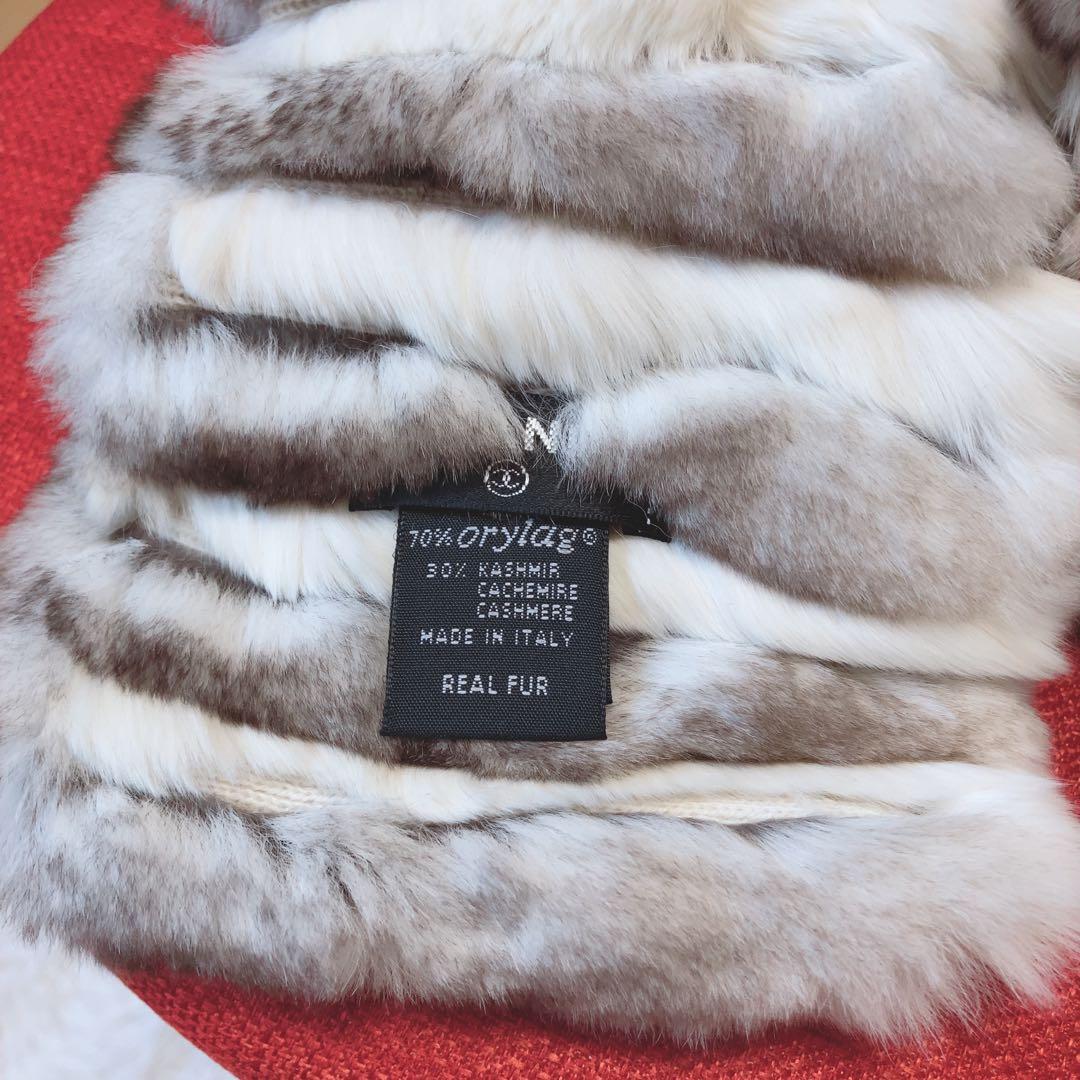 希少⭕️入手困難　CHANEL シャネル　オリラグマフラー　廃盤　北川景子　リアル