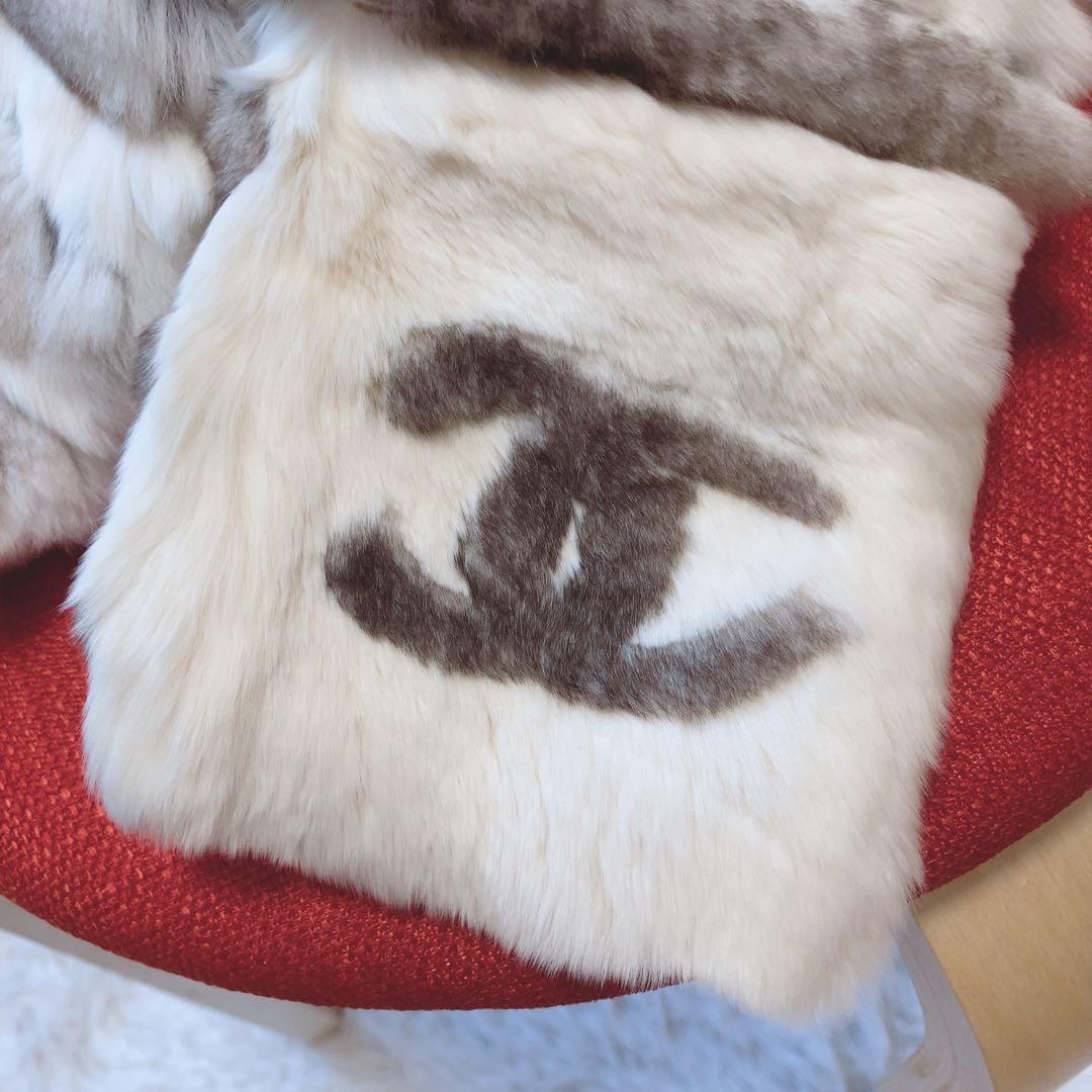 希少⭕️入手困難　CHANEL シャネル　オリラグマフラー　廃盤　北川景子　リアル