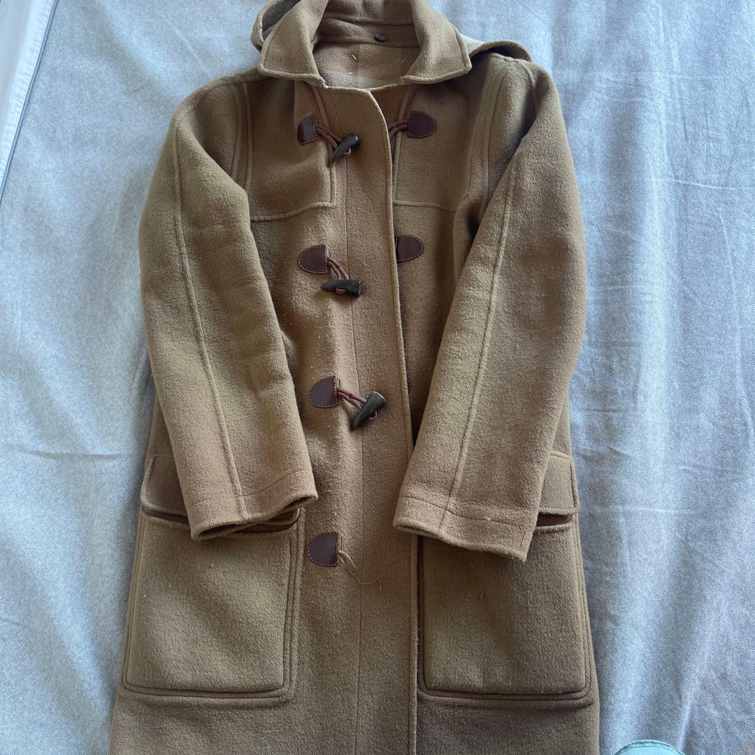 マルジェラベージュ ダッフルコート フード付き