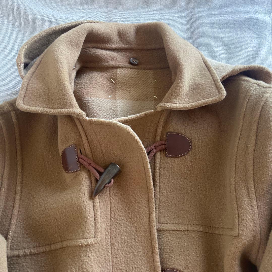 マルジェラベージュ ダッフルコート フード付き