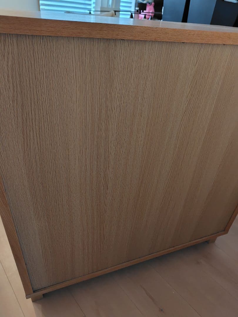 無印良品　ガラスキャビネット