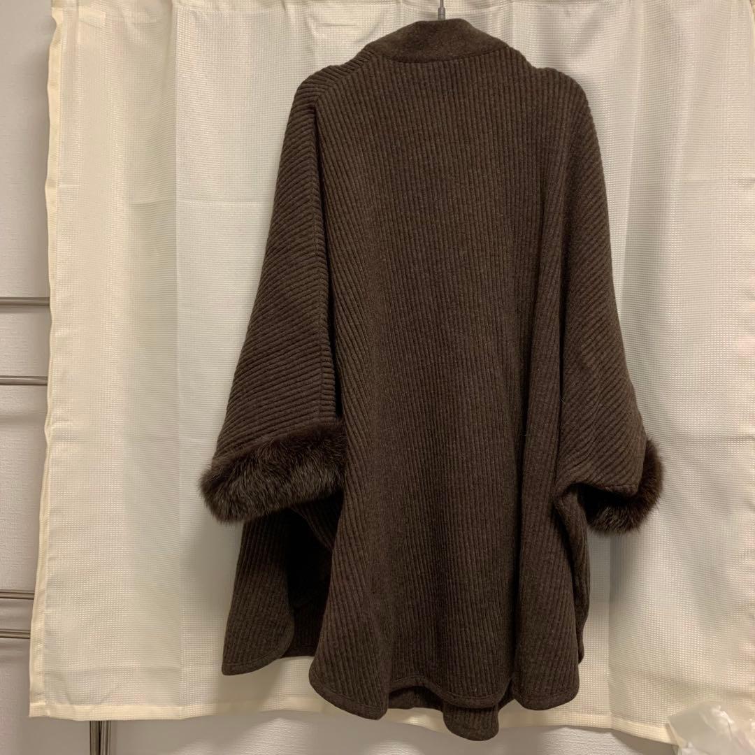 Bally ブラウン ポンチョ Fサイズ
