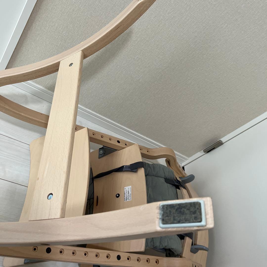 【Leander】リエンダーハイチェア⭐︎クッション&セーフバー付き⭐︎2021購入