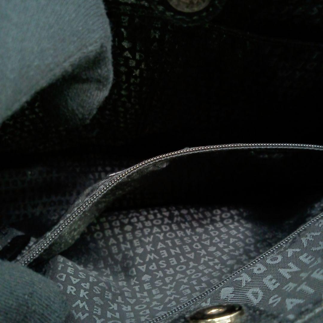 ケイトスペード　ビジネスバッグ　トップバッグ　ハンドバッグ　A4収納可　黒レザー