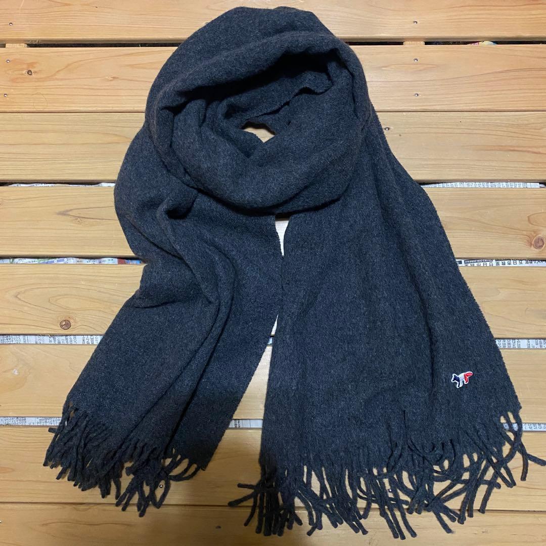 フォックス　パッチ　マフラー　ショールMAISON KITSUNE メゾンキツネ