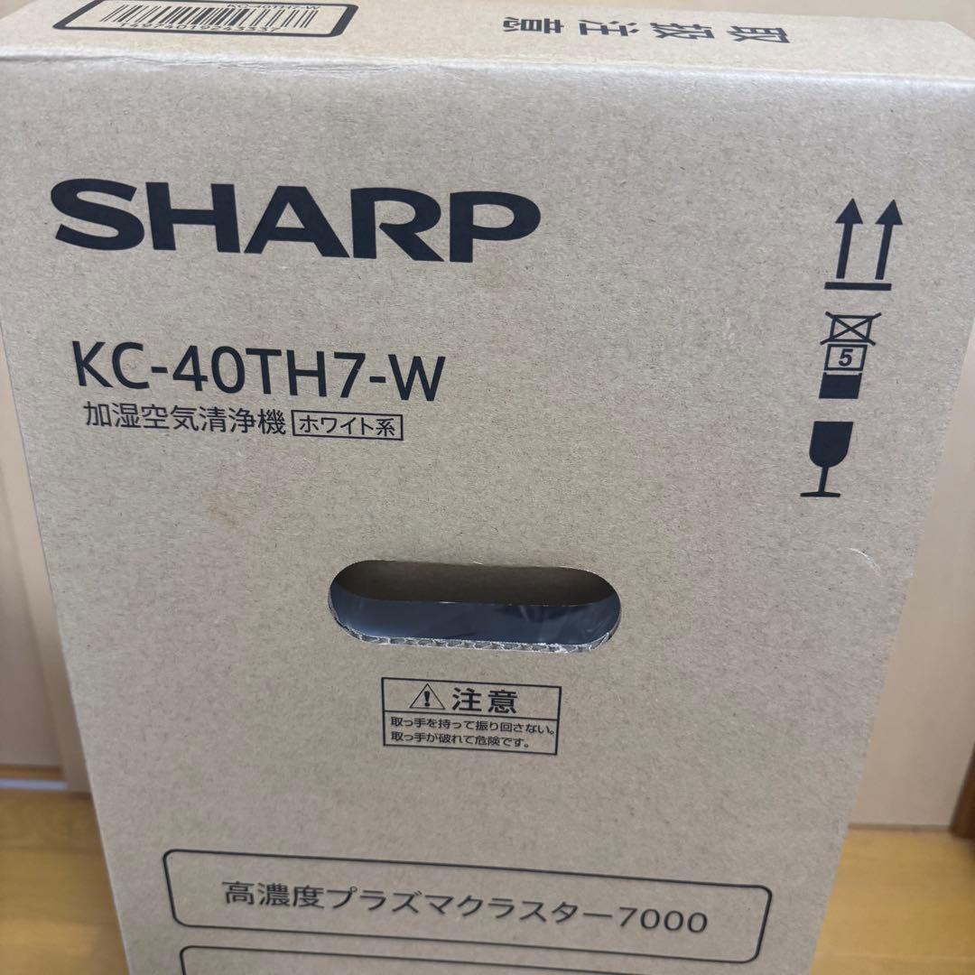 【新品】SHARP KC-40TH7-W 加湿空気清浄機 ホワイト