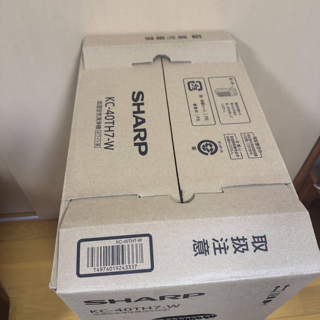 【新品】SHARP KC-40TH7-W 加湿空気清浄機 ホワイト