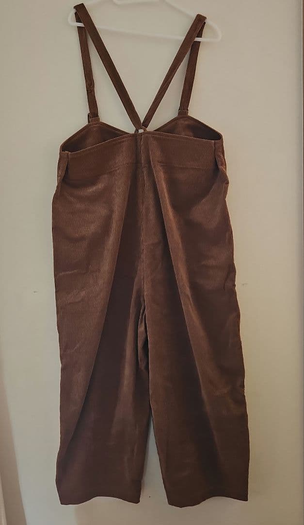 Brocanteキャメルコーデュロイ サロペット