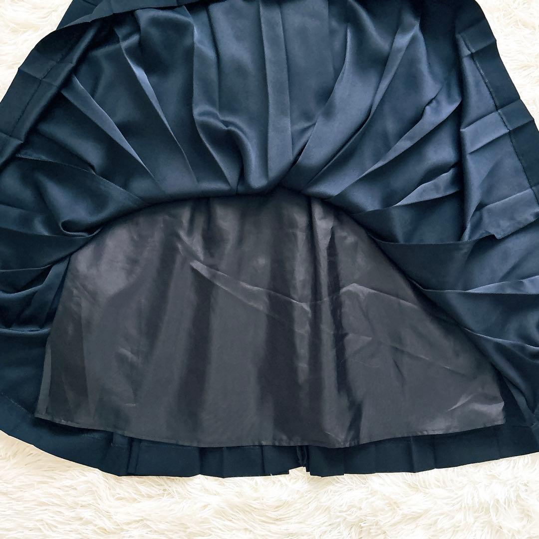 【mana♥︎】セルフォード　ロングワンピース　ボウタイプリーツワンピース