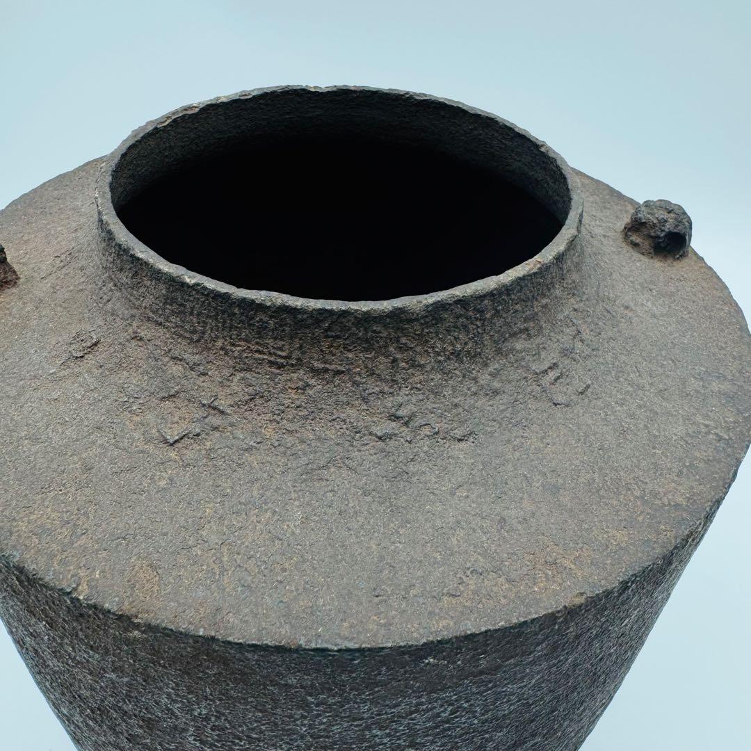 【初代宮崎寒雉　干支文字揉口筒釜　大西浄長極付箱】替蓋　極箱　茶道具