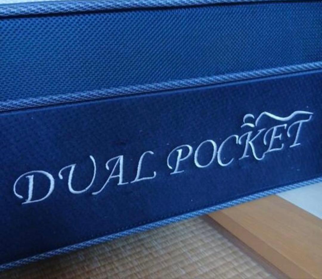 シングル コイルスプリングマットレス 300mm ニトリ　dual pocket