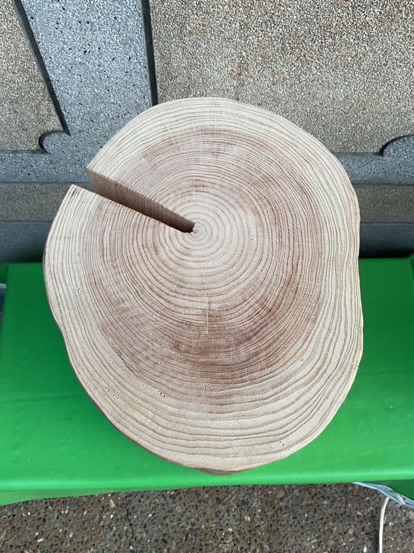 木製 切り株型 スツール