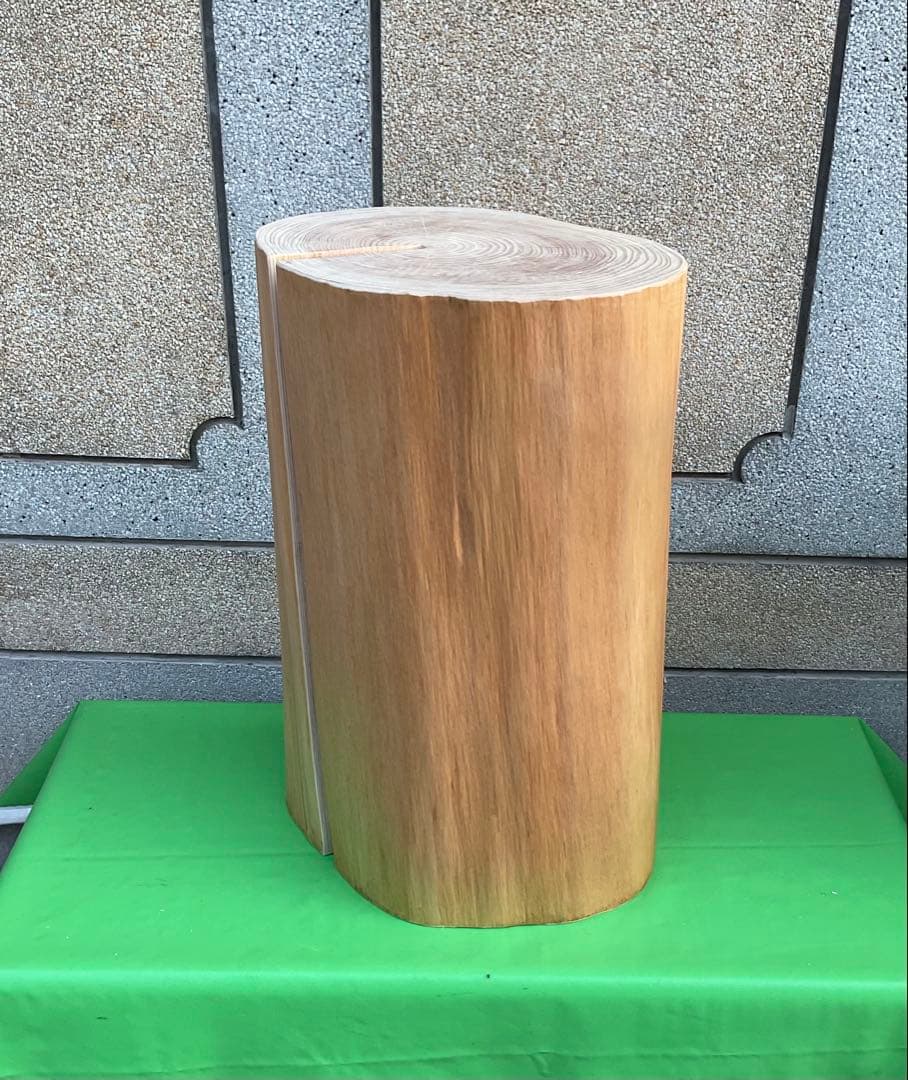 木製 切り株型 スツール