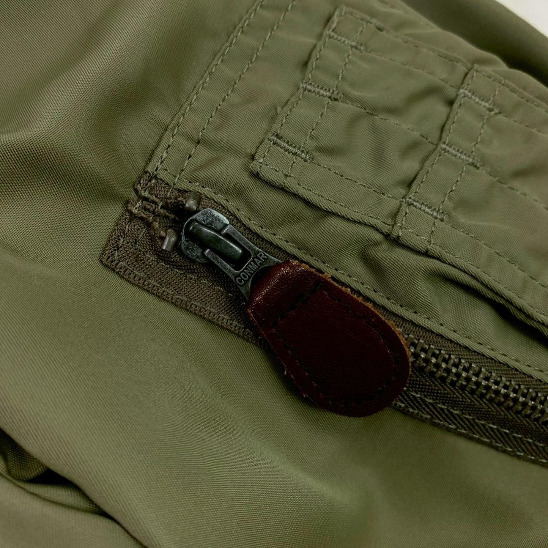 HOUSTON L-2 フライトジャケット カーキ ワッペン 38　E011