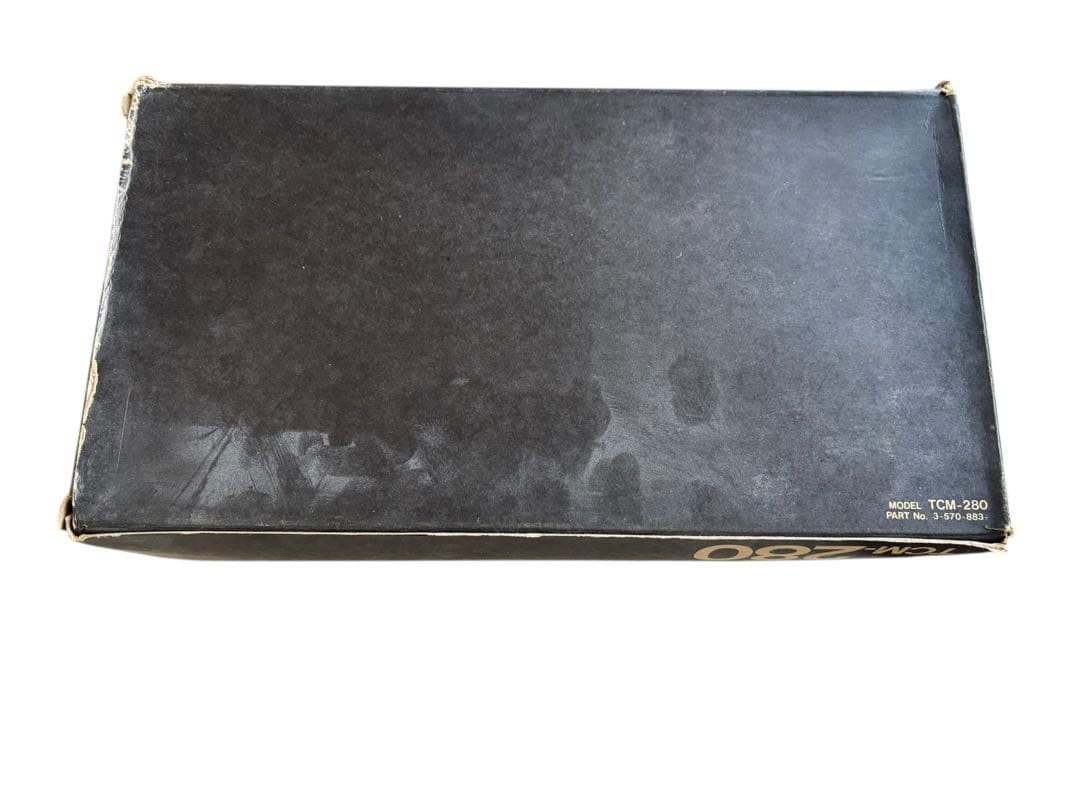 SONY カセットコーダー TCM-280 レザーケース　昭和レトロ 動作未確認