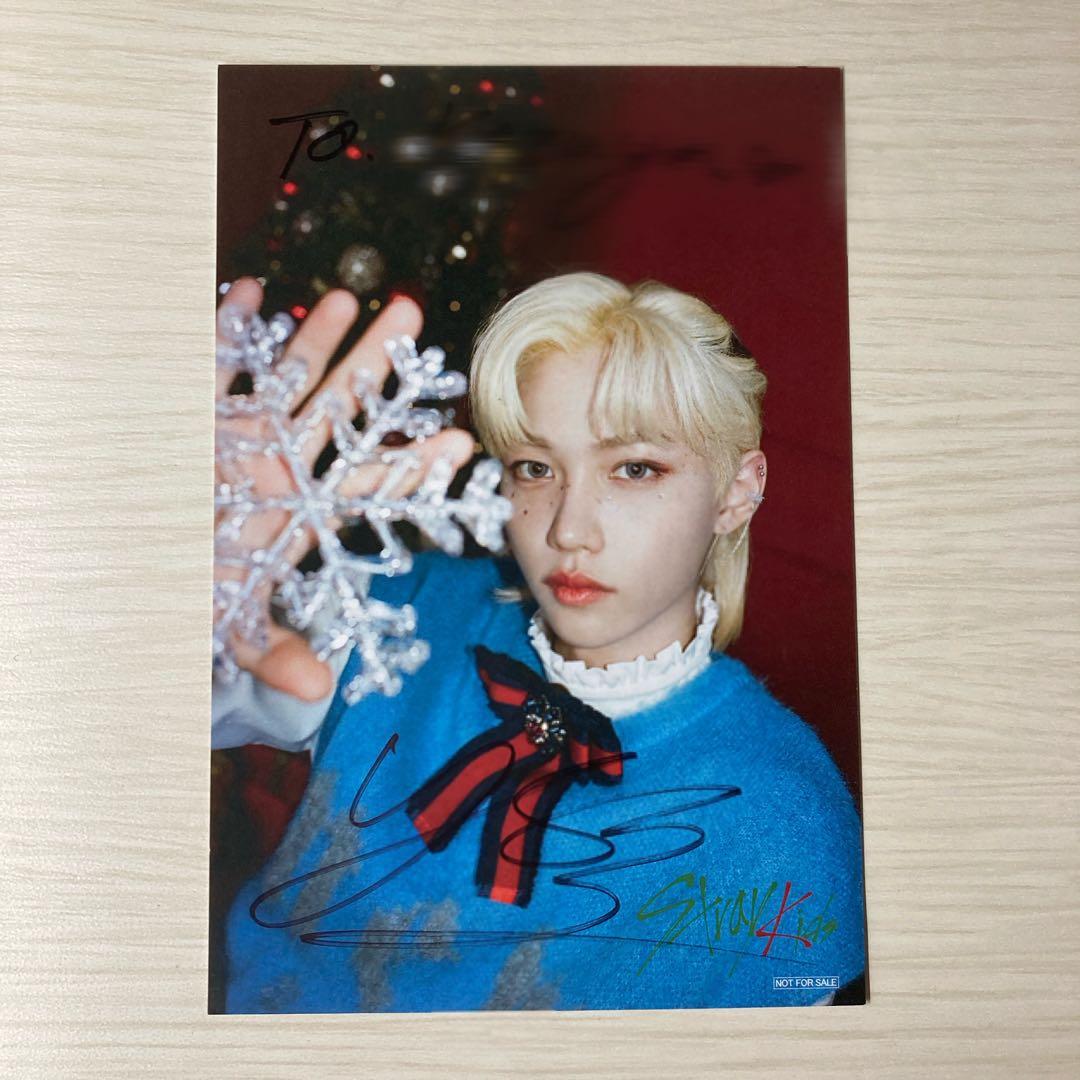 straykids felix ピリ Christmas EveL 直筆サイン