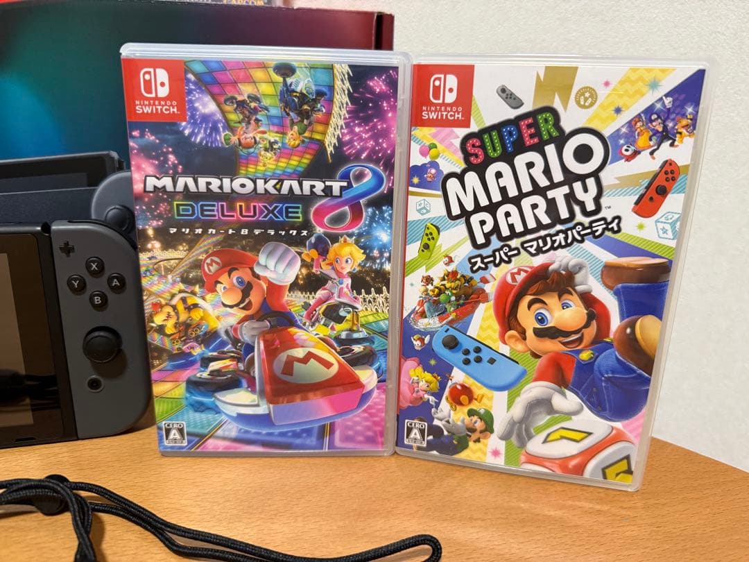 美品　Nintendo Switch 本体 ソフト4本セット