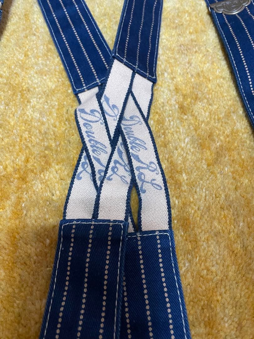 RRL & CO ストライプデニムサスペンダー